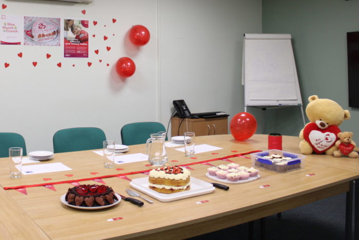 LTE Bake Off judging table