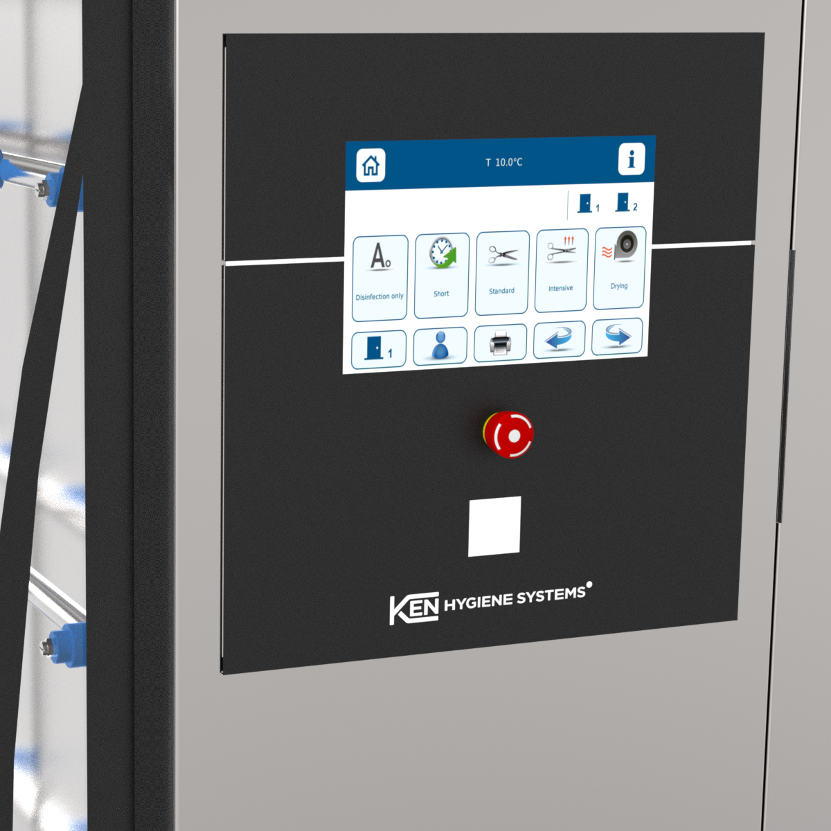 IQ10e Trolley Washer Control Panel