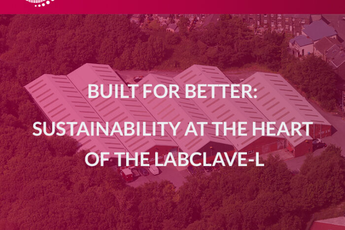 Built for Better, Sustainability at the heart of the Labclave-L, LTE Scientific’s facility with surrounding tree coverage