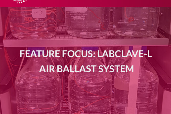 Labclave-L Autoclave for Media Sterilisation with its built in air ballast system