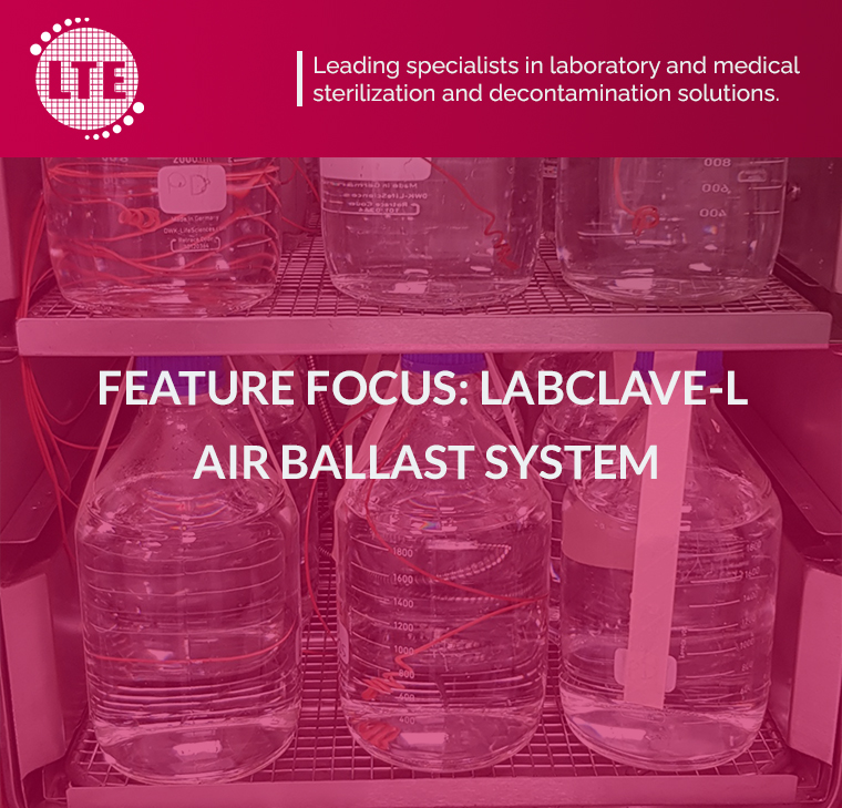 Labclave-L Autoclave for Media Sterilisation with its built in air ballast system