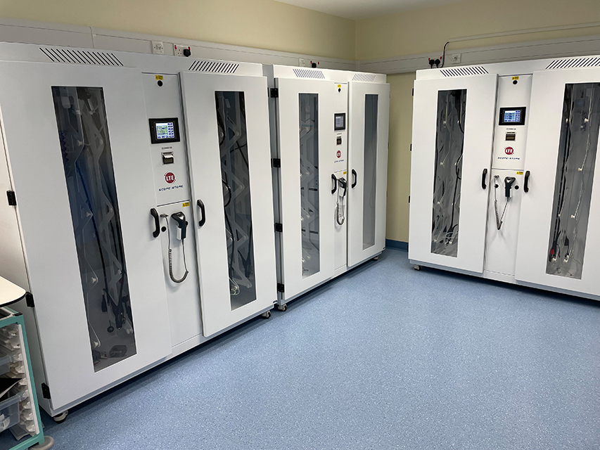 V10 Scope-Store Endoscope Drying and Storage Cabinets at a private hospital