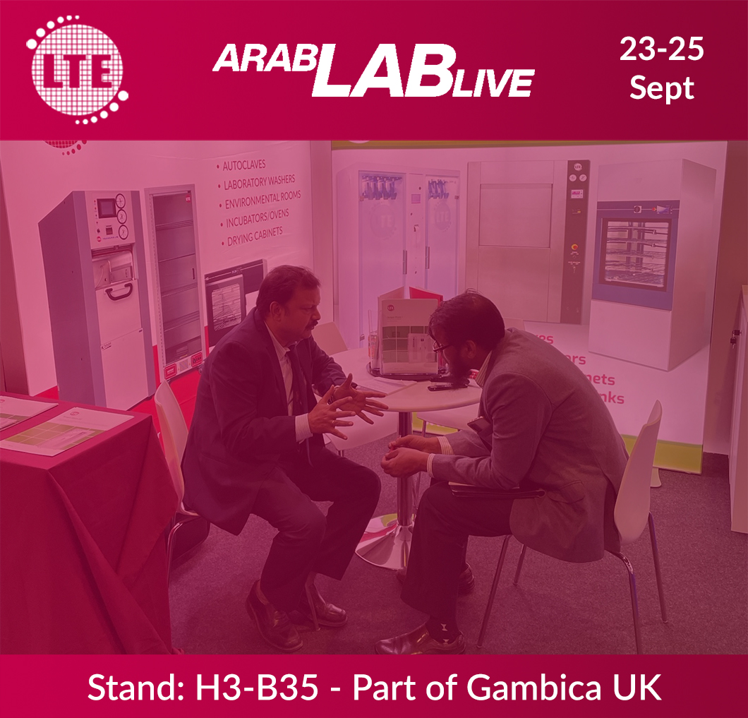 Ashim Chakravarty, LTE Scientific Sales Manager, discussing lab sterilisation solutions